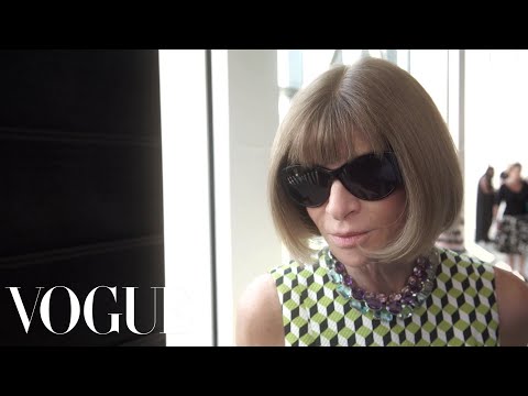 Vogue’s Anna Wintour Shares Her Impressions of New York’s Spring ’16 Shows