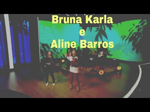 Aline Barros e Bruna Karla / Te louvarei / Rompendo em fé / Conversa com Bial.