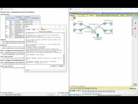 PKT 4.1.3.5 -  Configuring IPv4 and IPv6 Interfaces (NET 126)