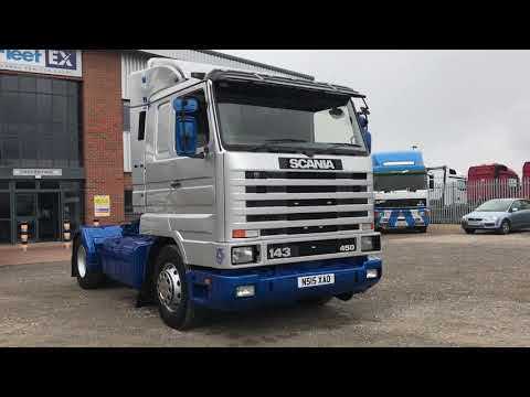 SCANIA R143 V8 450 STREAMLINE 4X2 RETRO CLASSIC 4X2 TRACTOR UNIT 1996 FOR SALE