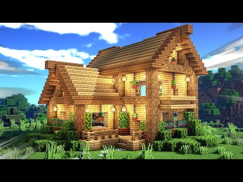 Simple Oak Survival House - Minecraft Tutorial #69