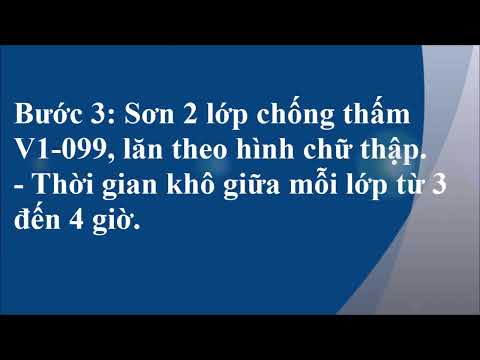 VIDEO HƯỚNG DẪN SƠN CHỐNG THẤM V1-099 KINGCAT PAINT