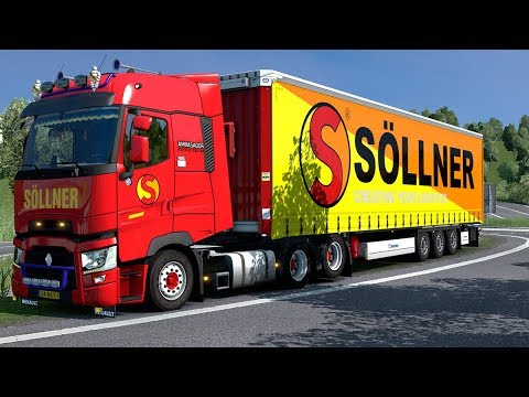 [ETS2] Euro Truck Simulator 2 - NaturaLux - Renault Range T - Krone Trailer - Promods 1.41