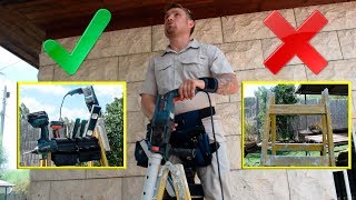 סולם משודרג לעבודות גבס וחשמל | איך לשפר סולם ולעבוד יותר מהר ויעיל