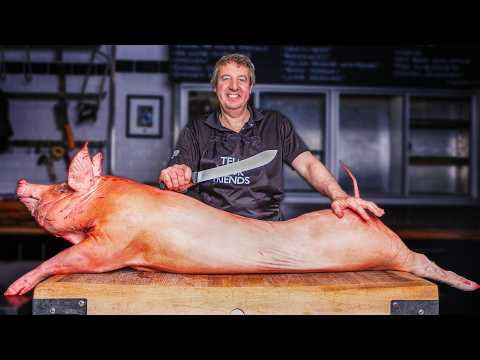 How a Master Butcher Bones & Rolls a Whole Pig
