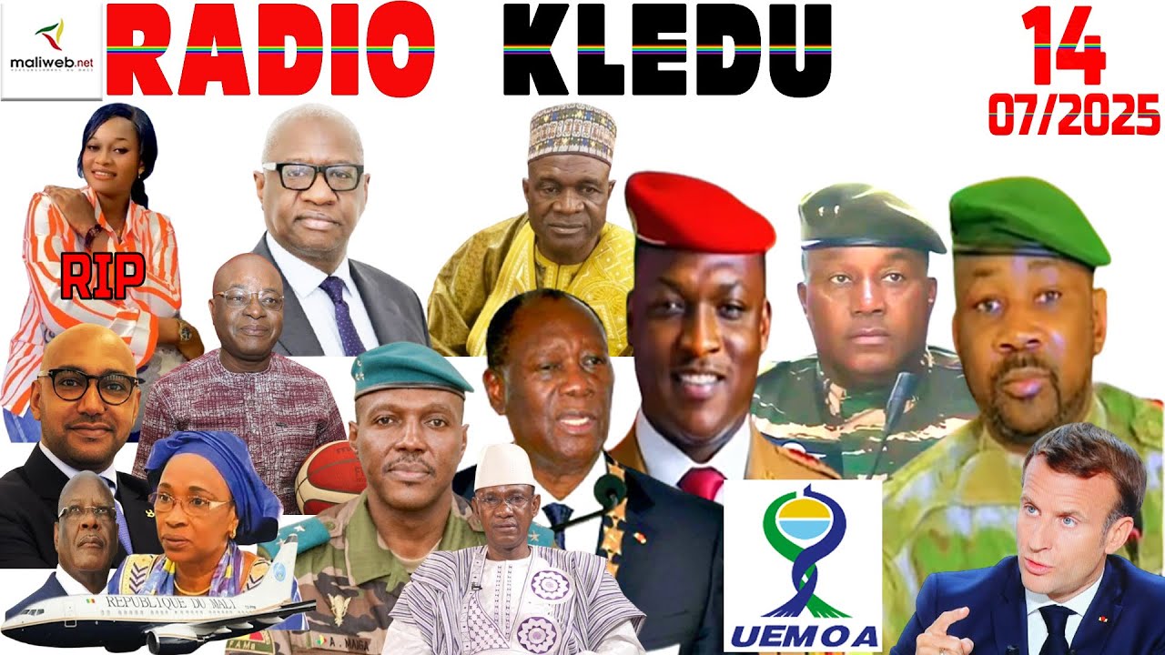 La Revue de Presse de la RADIO KLEDU du 14 Juillet 2025