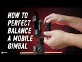 How to Perfect Balance a Mobile Gimbal // Zhiyun Smooth 4 // Chung Dha