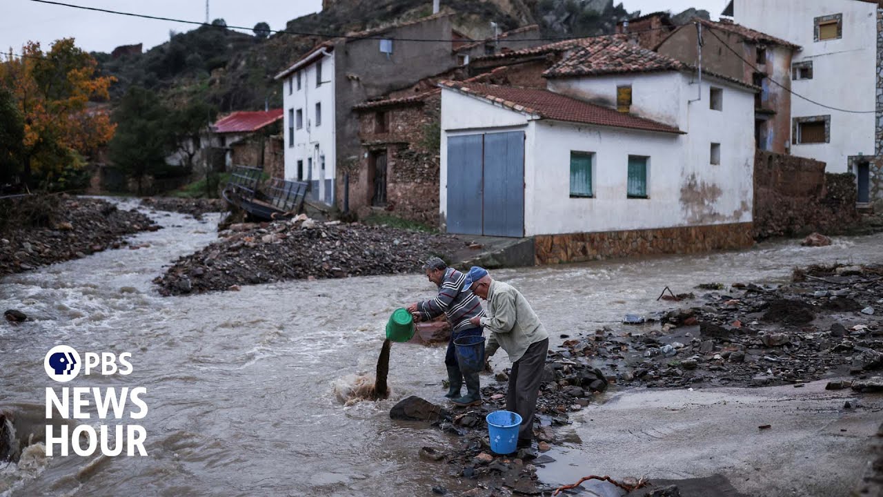 News Wrap: Catastrophic flash floods kill at least 95 in Spain