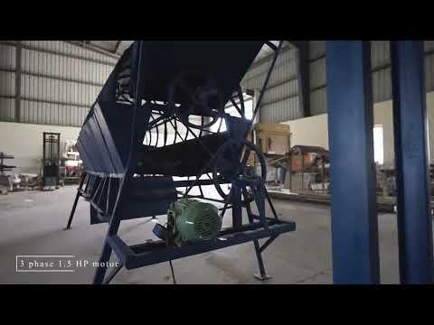 Three phase coconut husk chips machine, power: 3 hp