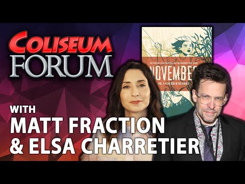 Coliseum Forum comic industry guests Matt Fraction & Elsa Charretier