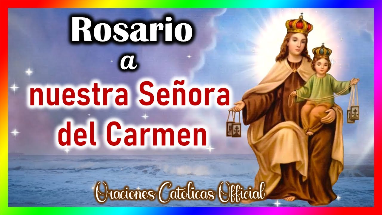 Santo Rosario a Nuestra Señora del Carmen en su día 16 de Julio 🌹🌿 Misterios Dolorosos 🙏 Rosario hoy