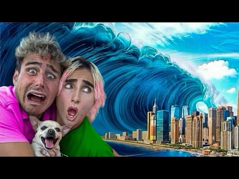 WE SURVIVED A TSUNAMI 🌊😱