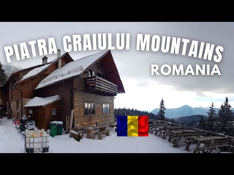 Beautiful winter in Romania - Piatra Craiului Mountains Curmătura