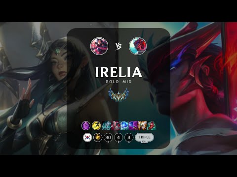 Irelia Mid vs Yone - KR Challenger Patch 13.3