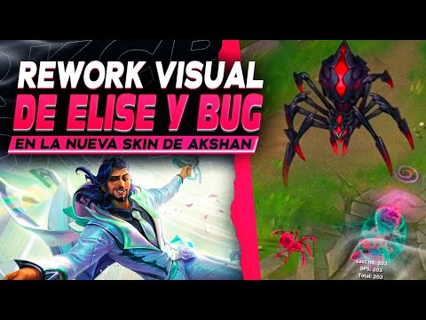 🤩REWORK VISUAL ELISE (vfx) + ¡NUEVA SKIN DE AKSHAN BUG!