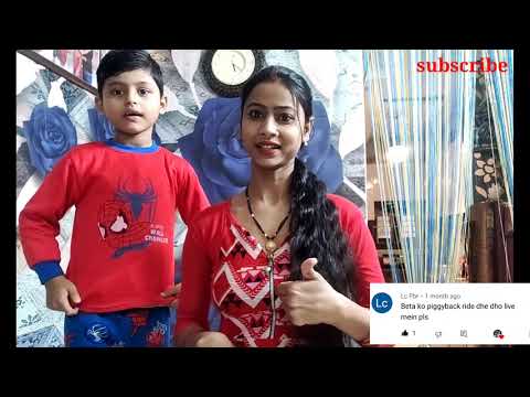 Piggy back ride challenge || Carry my son || Rama ki kitchen