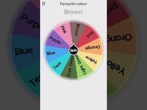 Part 3 #spinthewheel #color #colour