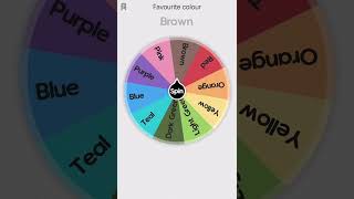 Part 3 #spinthewheel #color #colour