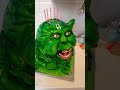 Ghostbusters Slimer Cake