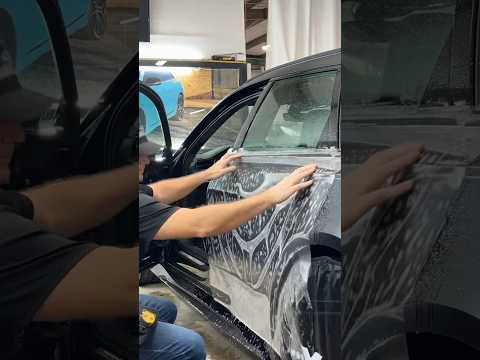 How to apply paint protection film to your car | PPF install on car #carwrap