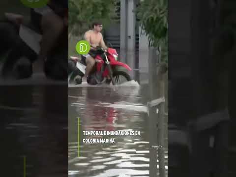 Un fuerte temporal azotó a Colonia Marina, Córdoba,la semana pasada donde cayeron 300 milímetros
