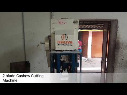 2 Blade Cashew Cutting Machine