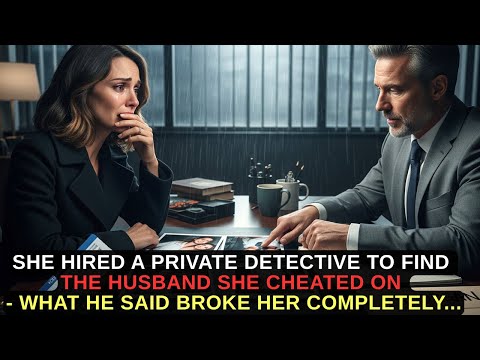 She Hired A Private Detective To Find The Husband She Cheated On — What He Said Broke Her Completely