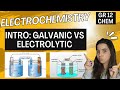Electrochemistry Introduction Galvanic Vs Electrolytic Cell Grade 12 Chemistry