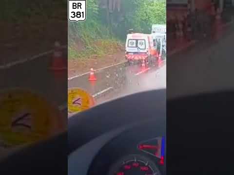 Acidente na BR 381 em São Gonçalo do Rio Abaixo MG.