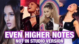 ARIANA GRANDE HITTING HIGH NOTES NOT IN STUDIO VERSION!