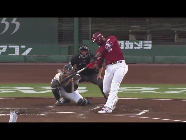 【2回表】4戦連発!! イーグルス・ブラッシュが10号ソロホームラン!! 2019/5/10 B-E