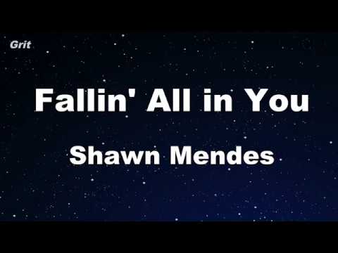 Fallin' All in You - Shawn Mendes Karaoke 【No Guide Melody】 Instrumental