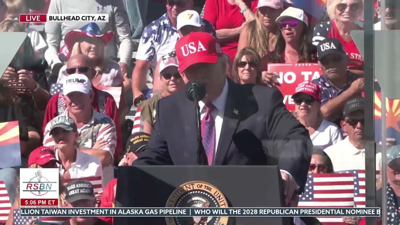 "I Love Right Side" Pres. Trump on His Love of Right Side Broadcasting's Crowd Interviews - 10/14/26