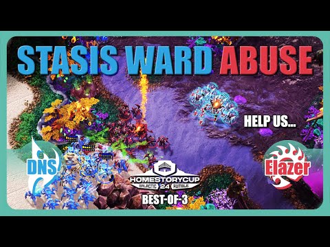 BEST Stasis Play I've Seen! - Elazer (Z) vs. DNS (P) - HSC24 Group A | StarCraft 2
