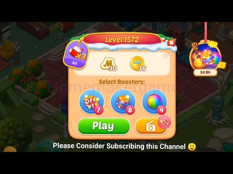 Matchington Mansion Level1572, Level 1573 & Level 1574(Hard Level) - iOS/Android