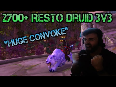 HE THOUGHT HE WAS SAFE! - 2700+ RESTO DRUID 3v3 - God Comp - WoW Shadowlands Arena PvP