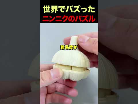 世界でバズったニンニク型のパズル