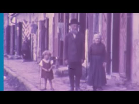 Rare Color Footage Depicting Jewish Life in the Shtetl Before the Holocaust