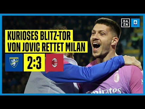 Jovic wird Matchwinner bei Aufholjagd: Frosinone - AC Milan 2:3 | Serie A | DAZN