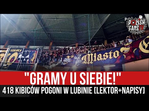 "GRAMY U SIEBIE!" - 418 kibiców Pogoni w Lubinie [LEKTOR+NAPISY] (15.08.2021 r.)