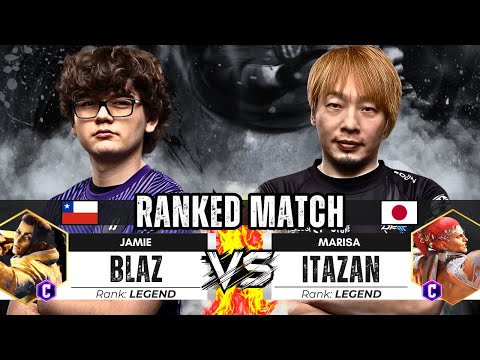 SF6 ▰ BLAZ (Jamie) + HINAO vs ITAZAN (Marisa) ▰ Street Fighter 6