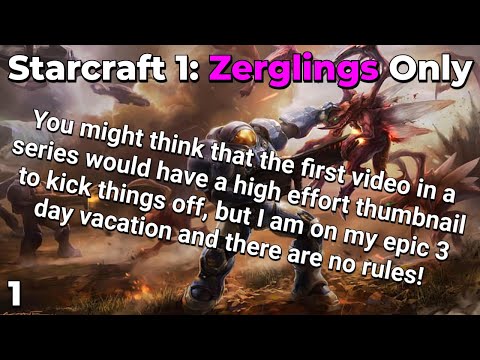 Starcraft 1: Zerglings Only - Part 1