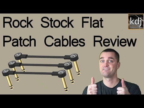Rock Stock Flat Patch Cables - Review & Demo