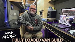 They Called With BIG NEWS! New VAN BUILD Get's Put On THE SCALE
