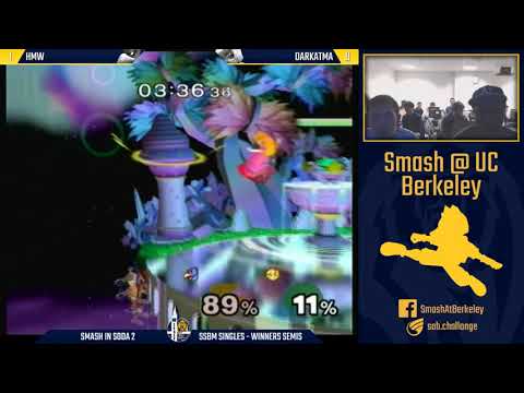 Smash in Soda 2 - Melee Singles Winners Semis: HMW vs Darkatma