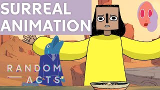 A girl falls into a surreal animated world | Glitch by Katherine Dallimore | Short | Random Acts