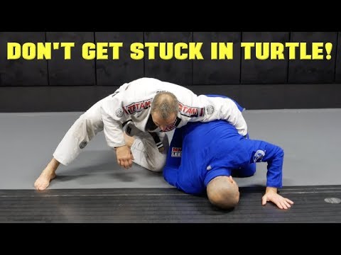 Rolling Escape From Turtle Position: BJJ Turtle Escape