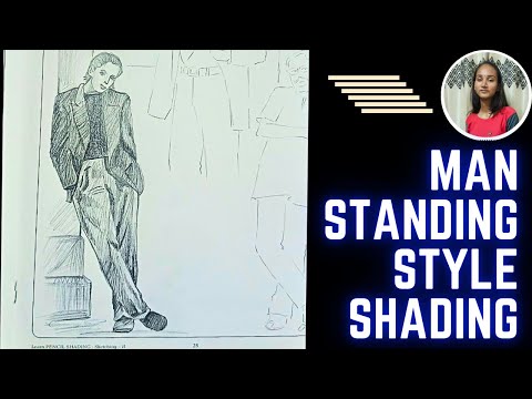 Man Standing Style Shading