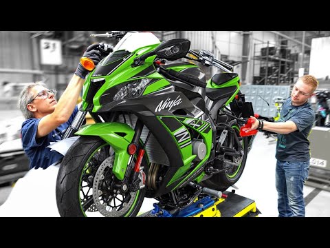 Inside Kawasaki Ninja H2R Factory in Japan🏍️Hand-Building the World’s Fastest Motorcycle: Production
