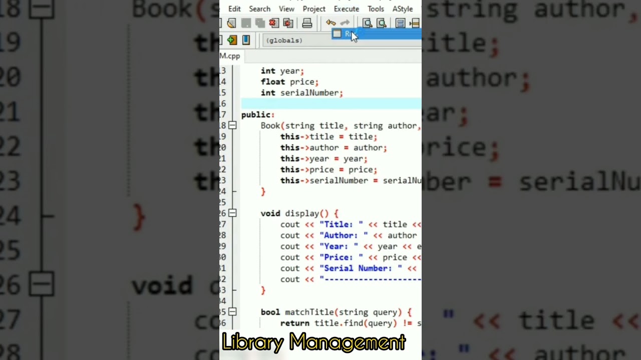 Library Management Software || Book Management System || #shorts